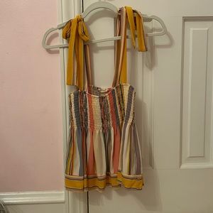 Anthropologie Women’s By Together Tank Top with Tie Straps (Size S) Worn once